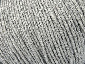 Fiber Content 80% Bamboo, 20% Extrafine Merino Wool, Light Grey, Brand Ice Yarns, Yarn Thickness 3 Light  DK, Light, Worsted, fnt2-81462 