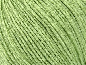 Fiber Content 80% Bamboo, 20% Extrafine Merino Wool, Mint Green, Brand Ice Yarns, Yarn Thickness 3 Light  DK, Light, Worsted, fnt2-81467 