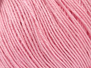 Tencel (Lyocell) is a form of rayon that consists of cellulose fiber made from beech and eucalyptus trees. Main characteristics of lyocell fibers are that they are sustainable, soft, absorbent, very strong when wet or dry, and resistant to wrinkles. Fiber Content 100% Tencel, Pink, Brand Ice Yarns, Yarn Thickness 3 Light  DK, Light, Worsted, fnt2-81537 