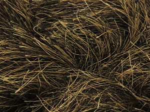 Fiber Content 100% Polyester, Brand Ice Yarns, Camel, Black, Yarn Thickness 6 SuperBulky Bulky, Roving, fnt2-81542