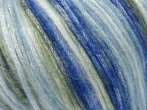 Fiber Content 56% Polyester, 44% Acrylic, Light Khaki, Brand Ice Yarns, Blue Shades, fnt2-81586