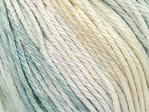 Fiber Content 100% Cotton, White, Brand Ice Yarns, Green, Cream Shades, fnt2-81600 