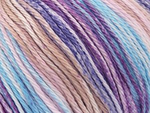 Fiber Content 100% Cotton, White, Turquoise, Purple Shades, Pink Shades, Brand Ice Yarns, fnt2-81607 