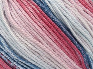 Fiber Content 100% Cotton, White, Turquoise, Salmon, Light Pink, Brand Ice Yarns, fnt2-81608