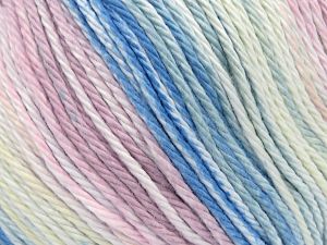 Fiber Content 100% Cotton, Yellow, White, Pink, Light Green, Brand Ice Yarns, Blue, fnt2-81609