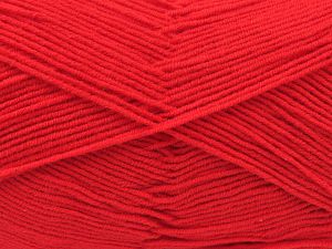 Fiber Content 55% Cotton, 45% Acrylic, Red, Brand Ice Yarns, fnt2-81611 
