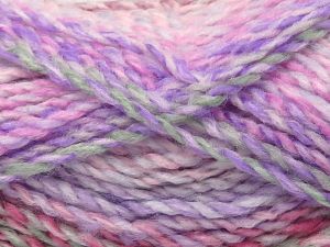 Fiber Content 100% Acrylic, Pink Shades, Lilac, Brand Ice Yarns, Green, fnt2-81613 