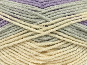 Fiber Content 100% Acrylic, Lilac, Brand Ice Yarns, Grey Shades, Cream, fnt2-81621