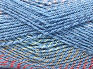Fiber Content 100% Acrylic, Salmon, Pink, Brand Ice Yarns, Green, Blue, fnt2-81631 