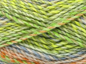 Fiber Content 100% Acrylic, Orange, Brand Ice Yarns, Green Shades, Blue, fnt2-81633