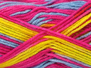 Fiber Content 100% Acrylic, Yellow, Pink, Lilac, Brand Ice Yarns, Blue, fnt2-81644 
