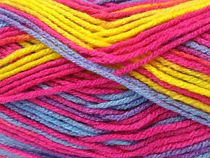 Fiber Content 100% Acrylic, Yellow, Pink, Lilac, Brand Ice Yarns, Blue, fnt2-81648 