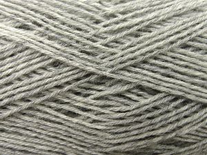 Fiber Content 75% Superwash Wool, 25% Polyamide, Light Grey, Brand Ice Yarns, fnt2-81669 