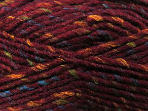 Fiber Content 75% Acrylic, 25% Wool, Turquoise, Brand Ice Yarns, Gold, Burgundy, fnt2-81692 