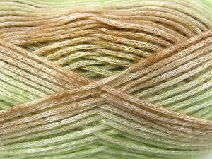 Fiber Content 50% Acrylic, 30% Polyester, 20% Wool, Brand Ice Yarns, Green Shades, Caramel, fnt2-81693