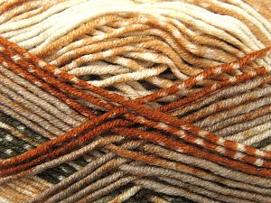 Fiber Content 100% Acrylic, Khaki, Brand Ice Yarns, Gold, Cream, Camel Shades, fnt2-81695
