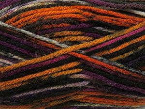 Fiber Content 100% Acrylic, Purple, Light Grey, Brand Ice Yarns, Gold Shades, Black, fnt2-81697 