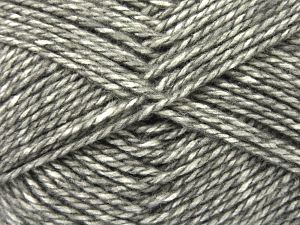 Fiber Content 50% Acrylic, 30% Cotton, 20% Polyester, Brand Ice Yarns, Grey, Yarn Thickness 3 Light DK, Light, Worsted, fnt2-82309