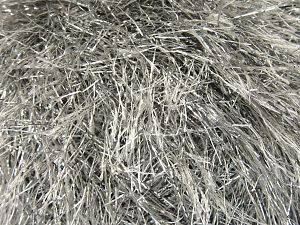 Fiber Content 75% Polyester, 25% Metallic Lurex, Silver, Brand Ice Yarns, fnt2-82311