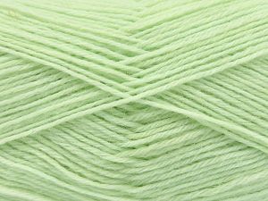 The gauge we given is for 3 mm knitting needles. Fiber Content 75% Superwash Wool, 25% Polyamide, Mint Green, Brand Ice Yarns, fnt2-82314 