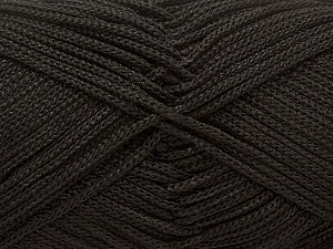 Width is 2-3 mm Fiber Content 100% Polyester, Brand Ice Yarns, Black, fnt2-21637