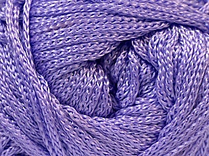 Width is 2-3 mm Fiber Content 100% Polyester, Lilac, Brand Ice Yarns, fnt2-21644