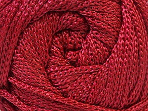 Width is 2-3 mm Fiber Content 100% Polyester, Brand Ice Yarns, Burgundy, fnt2-21651