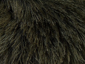 Fiber Content 100% Polyester, Brand Ice Yarns, Dark Khaki, Yarn Thickness 5 Bulky Chunky, Craft, Rug, fnt2-22788
