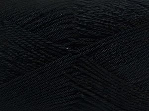 Fiber Content 100% Mercerised Cotton, Brand Ice Yarns, Black, Yarn Thickness 2 Fine Sport, Baby, fnt2-23321