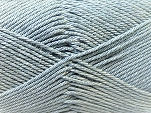 Fiber Content 100% Mercerised Cotton, Brand Ice Yarns, Grey, Yarn Thickness 2 Fine Sport, Baby, fnt2-23324
