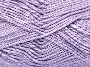 Fiber Content 100% Mercerised Cotton, Light Lilac, Brand Ice Yarns, Yarn Thickness 2 Fine Sport, Baby, fnt2-23336