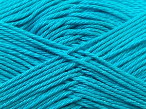 Fiber Content 100% Mercerised Cotton, Turquoise, Brand Ice Yarns, Yarn Thickness 2 Fine Sport, Baby, fnt2-23338
