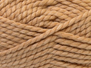 SuperBulky Fiber Content 55% Acrylic, 45% Wool, Light Brown, Brand Ice Yarns, Yarn Thickness 6 SuperBulky Bulky, Roving, fnt2-24940