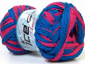 Fiber Content 100% Acrylic, Pink, Brand Ice Yarns, Blue, Yarn Thickness 6 SuperBulky  Bulky, Roving, fnt2-24961