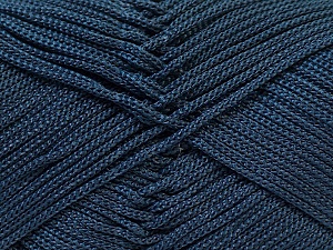 Width is 2-3 mm Fiber Content 100% Polyester, Navy, Brand Ice Yarns, fnt2-27083