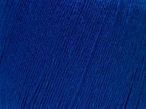 Fiber Content 50% Linen, 50% Viscose, Brand Ice Yarns, Bright Blue, Yarn Thickness 2 Fine  Sport, Baby, fnt2-27267 