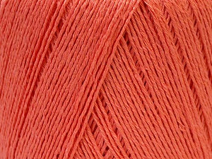 Fiber Content 50% Viscose, 50% Linen, Salmon, Brand ICE, Yarn Thickness 2 Fine  Sport, Baby, fnt2-33231 