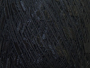 Trellis  Fiber Content 100% Polyester, Brand Ice Yarns, Black, Yarn Thickness 5 Bulky  Chunky, Craft, Rug, fnt2-34020
