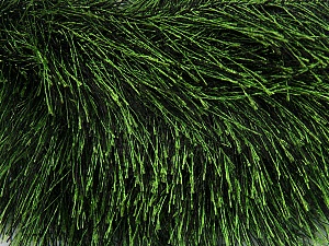 Fiber Content 100% Polyester, Brand Ice Yarns, Green, Black, Yarn Thickness 5 Bulky Chunky, Craft, Rug, fnt2-36647
