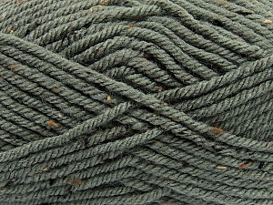 Fiber Content 72% Acrylic, 3% Viscose, 25% Wool, Brand Ice Yarns, Grey, Yarn Thickness 6 SuperBulky Bulky, Roving, fnt2-40834