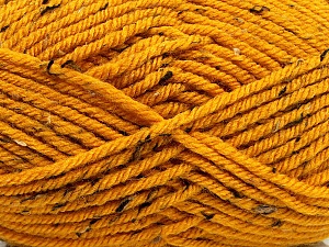 Fiber Content 72% Acrylic, 3% Viscose, 25% Wool, Brand Ice Yarns, Gold, Yarn Thickness 6 SuperBulky Bulky, Roving, fnt2-40841