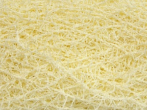 If you want to crochet or knit up washcloths or dishcloths.  That name is SCRUBBER TWIST. Washing instructions: Machine wash warm on a gentle cycle. Do not iron. Tumble dry Fiber Content 100% Polyester, Light Yellow, Brand Ice Yarns, Yarn Thickness 4 Medium  Worsted, Afghan, Aran, fnt2-42111