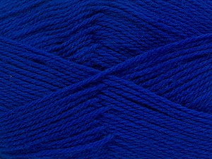 Fiber Content 100% Virgin Wool, Brand Ice Yarns, Bright Blue, Yarn Thickness 3 Light  DK, Light, Worsted, fnt2-42316 