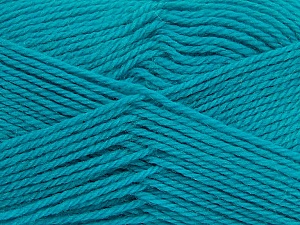Fiber Content 100% Virgin Wool, Turquoise, Brand Ice Yarns, Yarn Thickness 3 Light  DK, Light, Worsted, fnt2-42318 