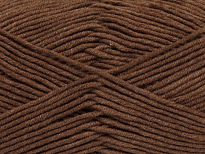 Fiber Content 55% Cotton, 45% Acrylic, Brand Ice Yarns, Brown, Yarn Thickness 4 Medium  Worsted, Afghan, Aran, fnt2-45139