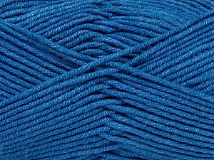 Fiber Content 55% Cotton, 45% Acrylic, Brand Ice Yarns, Blue, Yarn Thickness 4 Medium  Worsted, Afghan, Aran, fnt2-45150