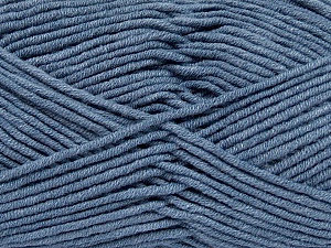 Fiber Content 55% Cotton, 45% Acrylic, Jeans Blue, Brand Ice Yarns, Yarn Thickness 4 Medium  Worsted, Afghan, Aran, fnt2-45151