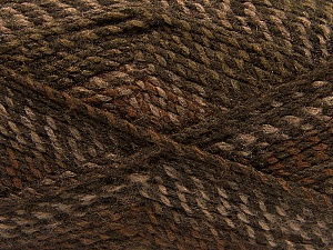 Fiber Content 100% Acrylic, Brand ICE, Brown Shades, Yarn Thickness 4 Medium Worsted, Afghan, Aran, fnt2-46634