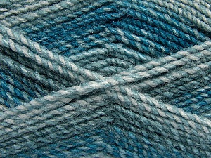 Fiber Content 100% Acrylic, Brand Ice Yarns, Blue Shades, Yarn Thickness 4 Medium Worsted, Afghan, Aran, fnt2-46636
