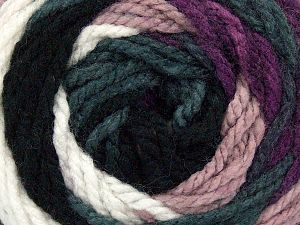 Fiber Content 100% Acrylic, White, Rose Pink, Maroon, Brand Ice Yarns, Grey Shades, Yarn Thickness 4 Medium Worsted, Afghan, Aran, fnt2-46963